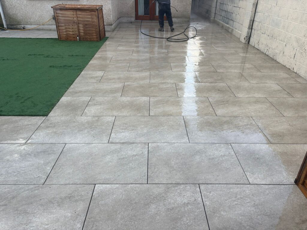 Patio built by Drivescape in Baldoyle