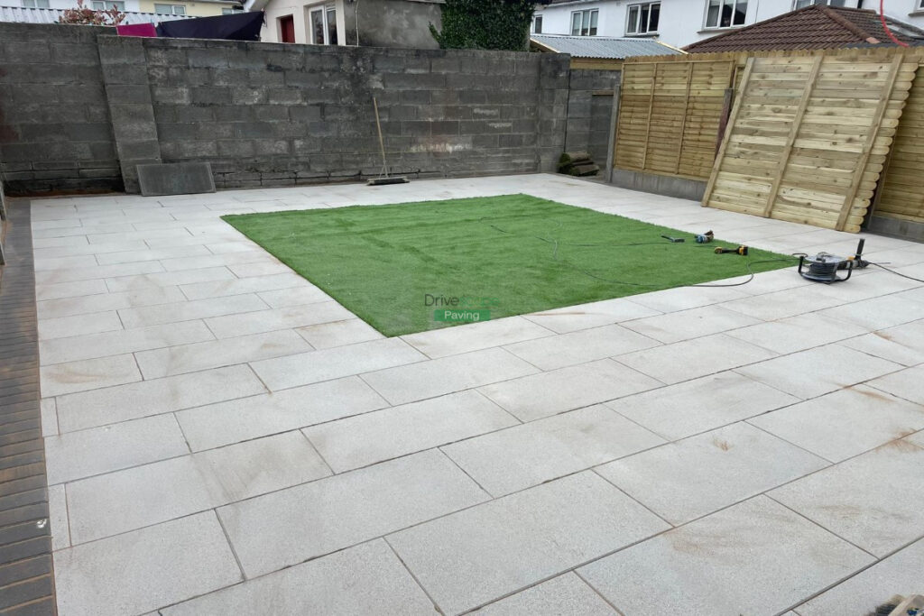 Patio built by Drivescape in Ballybrack