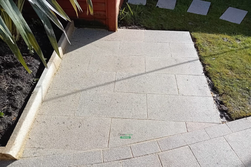 Patio built by Drivescape in Brittas