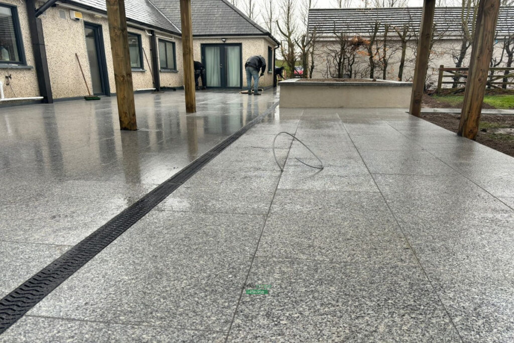 Patio built by Drivescape in Cabinteely