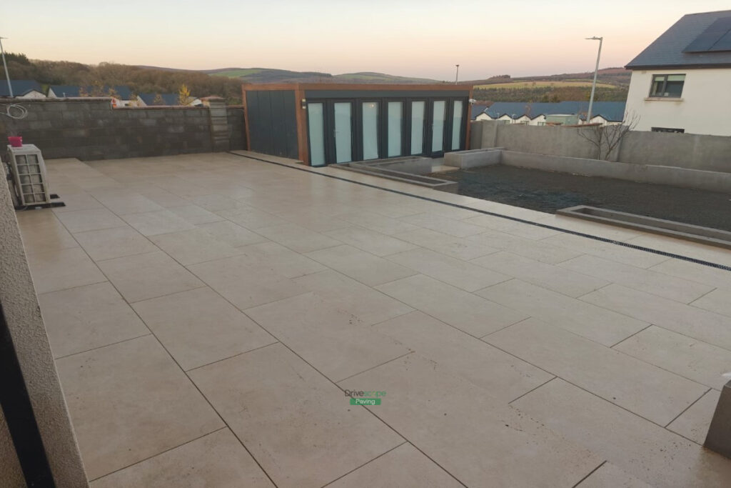 Patio built by Drivescape in Clonskeagh