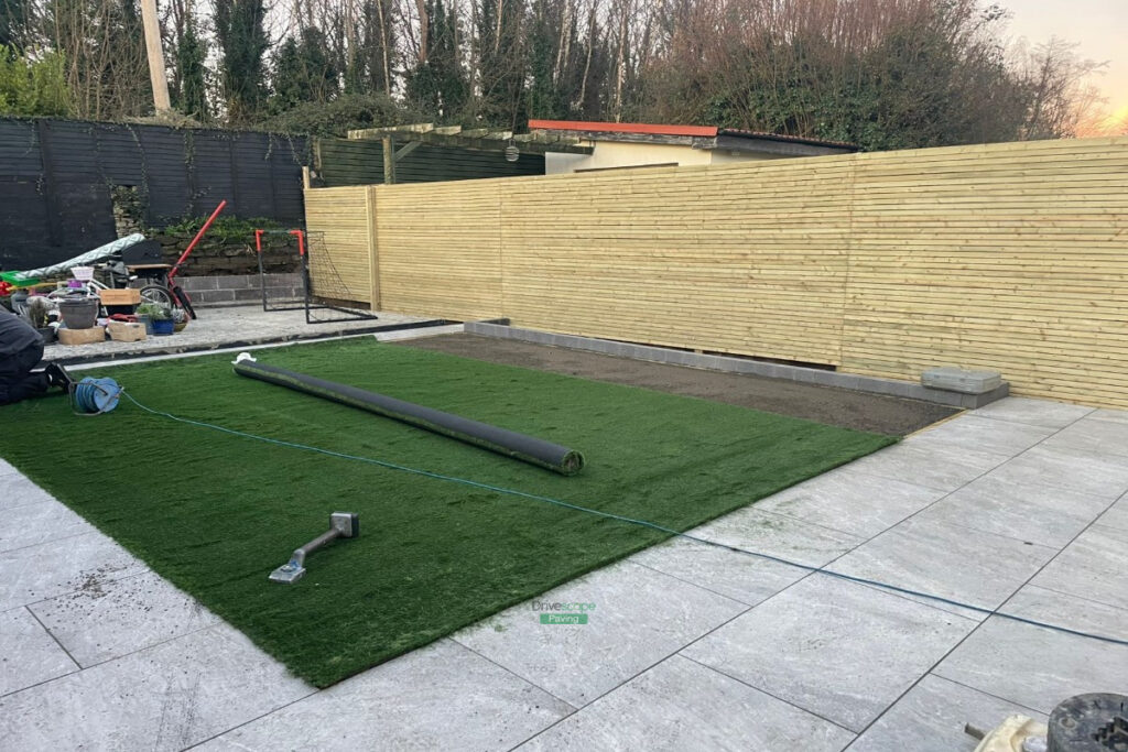 Patio built by Drivescape in Drimnagh