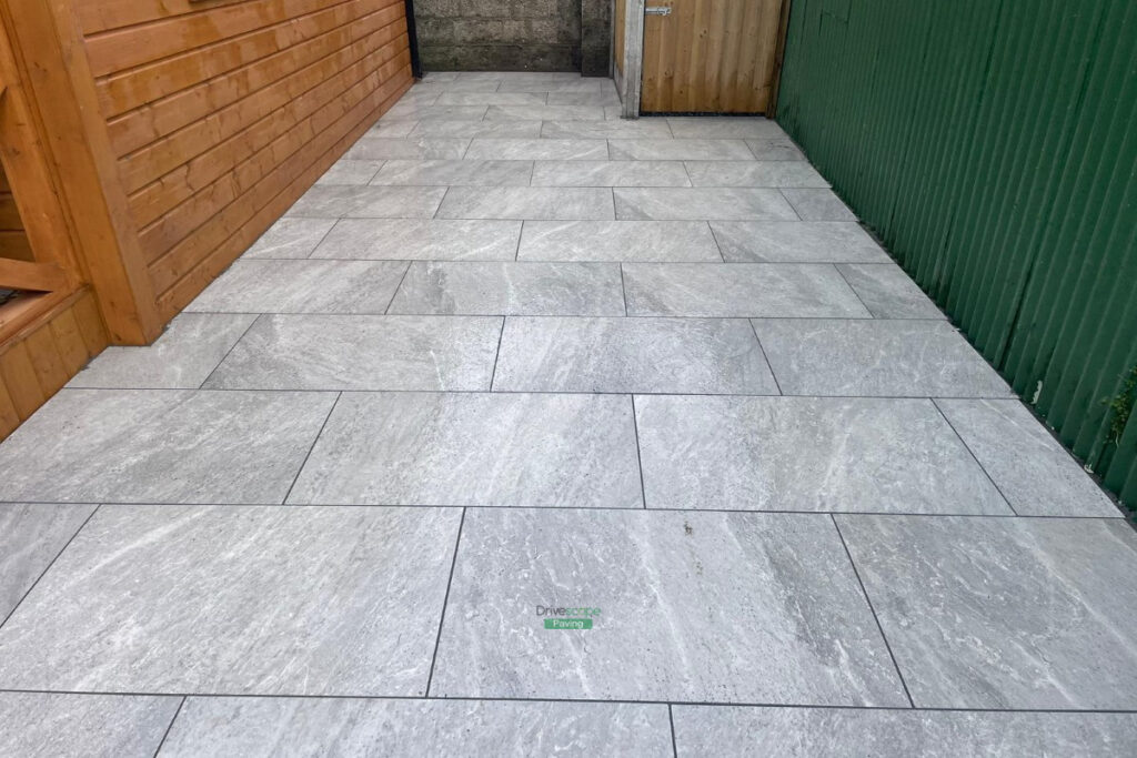 Patio built by Drivescape in Dundrum