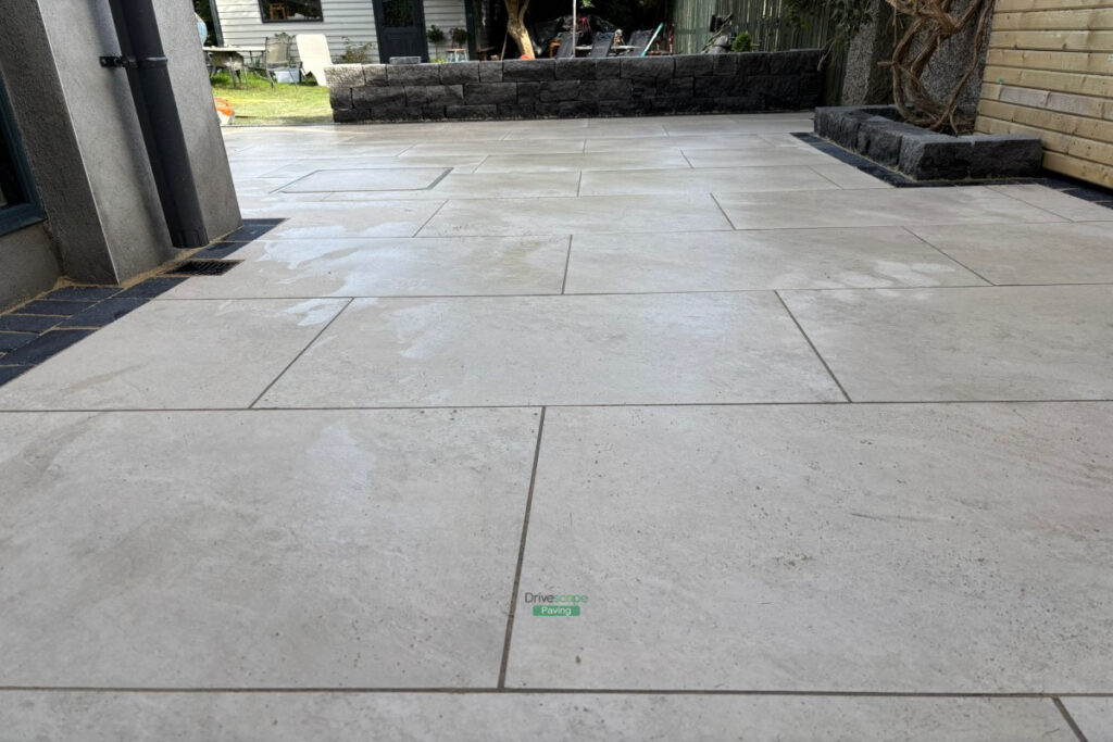 Patio built by Drivescape in Glasthule