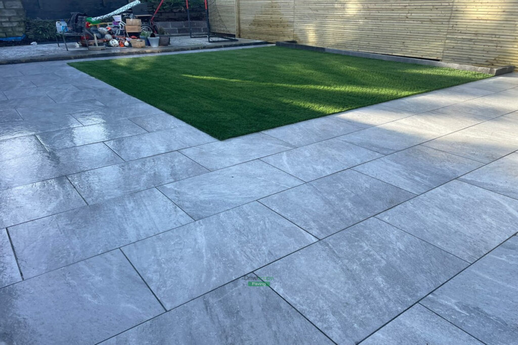 Patio built by Drivescape in Howth