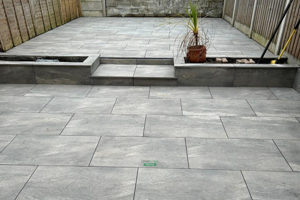 Patio built by Drivescape in Inchicore