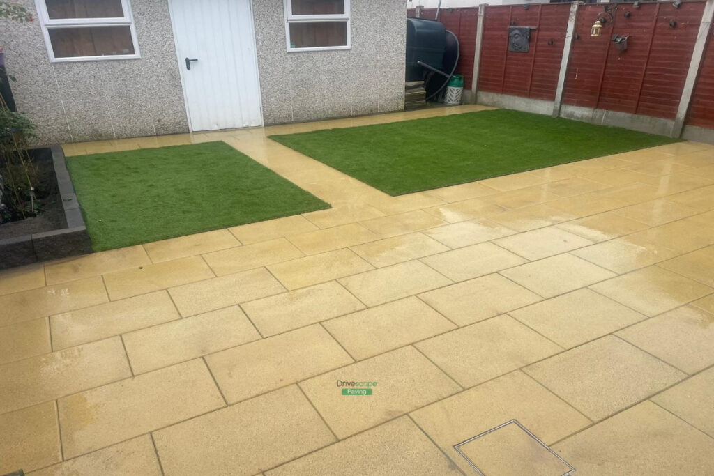 Patio built by Drivescape in Knocklyon
