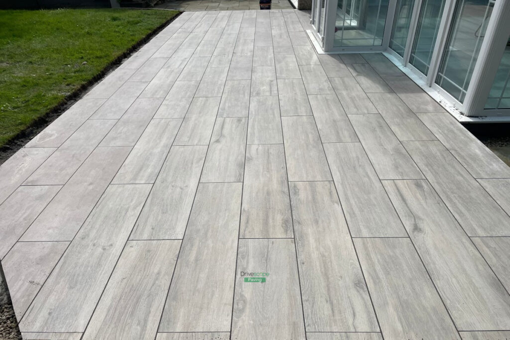 Patio built by Drivescape in Lusk