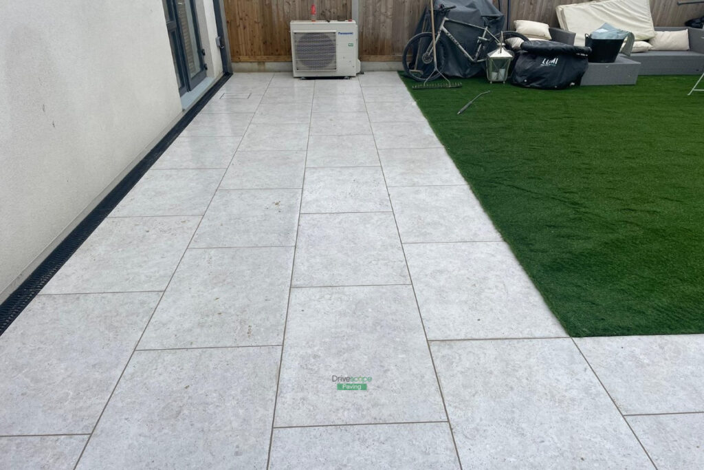Patio built by Drivescape in Newcastle