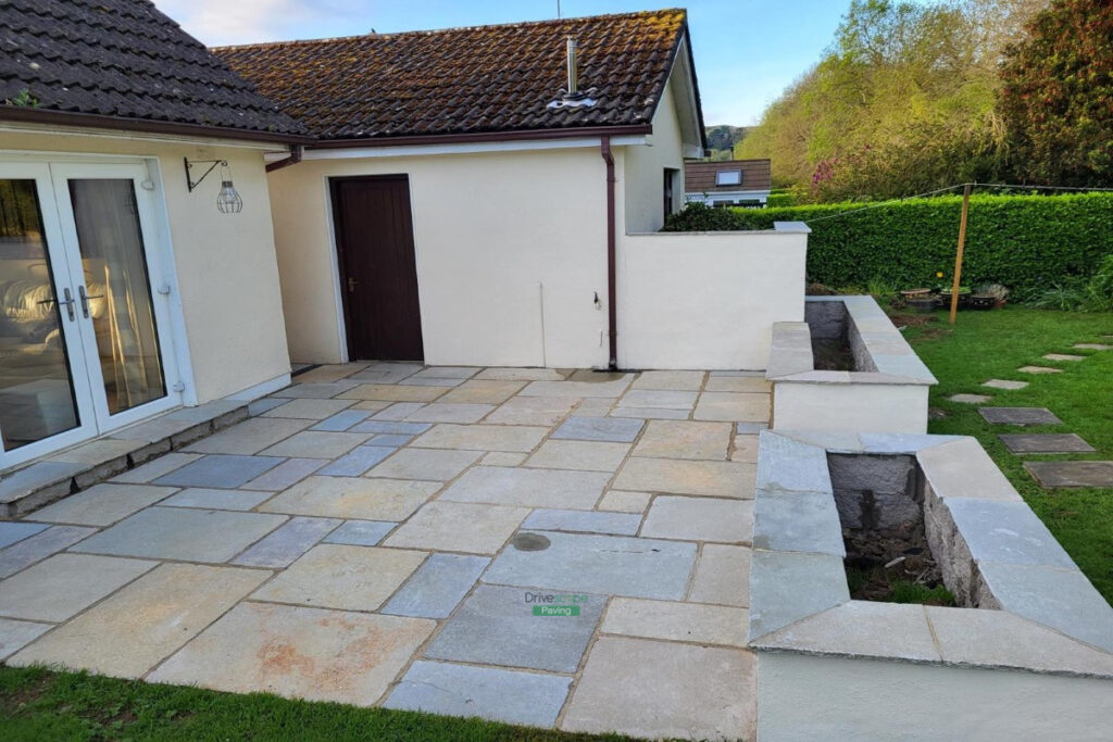 Patio built by Drivescape in Ongar