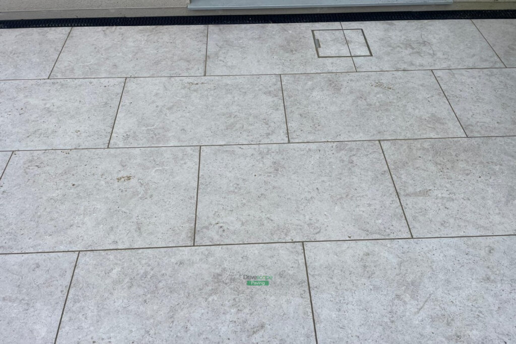 Patio built by Drivescape in Portobello