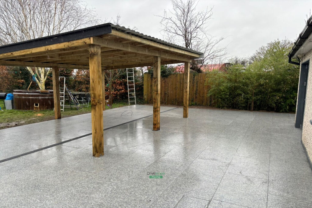 Patio built by Drivescape in Rathgar