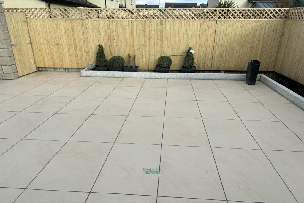 Patio built by Drivescape in Rathmines