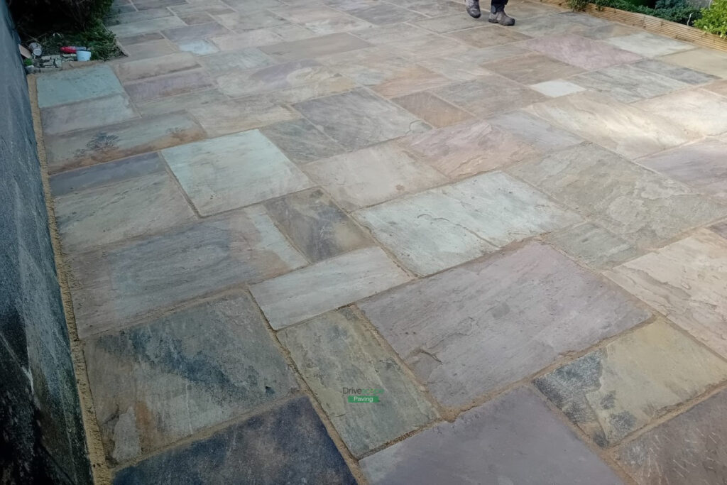 Patio built by Drivescape in Sandyford
