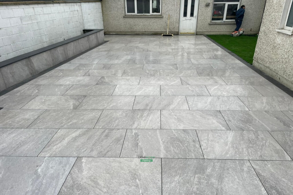Patio built by Drivescape in Sandymount