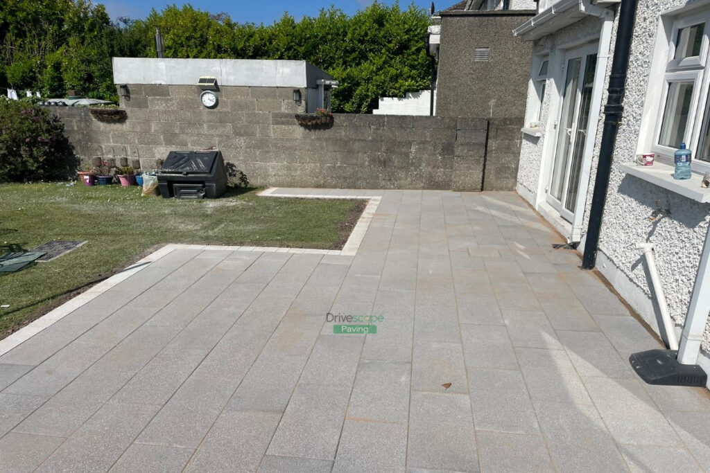 Patio built by Drivescape in Terenure