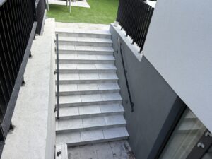 Newgrange Silver Granite Patio and Steps in Blackrock, Co. Dublin