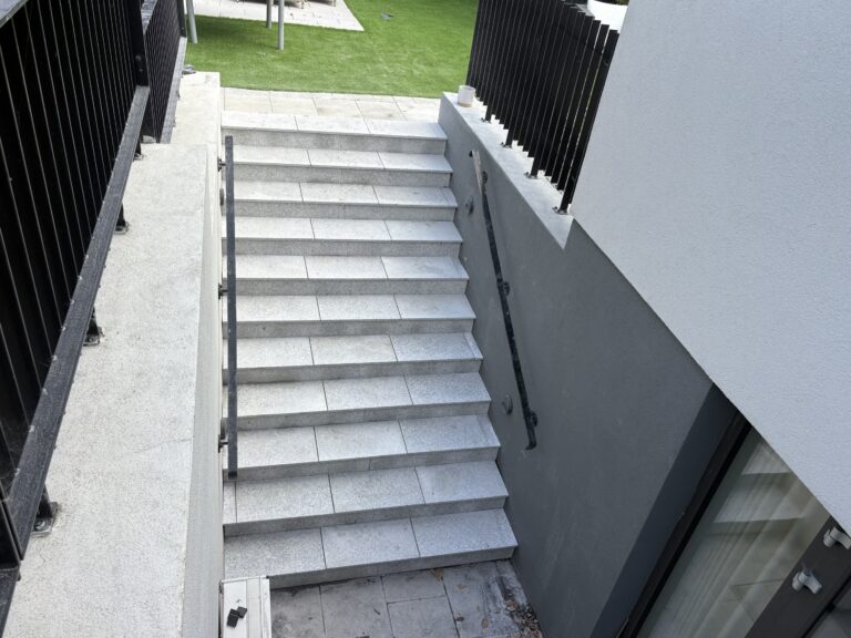 Newgrange Silver Granite Patio and Steps in Blackrock, Co. Dublin